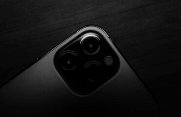 Close up of an Apple mobile phone